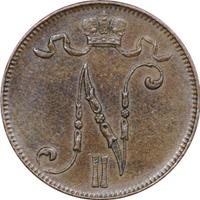 5 пенни 1901 года  Для Финляндии