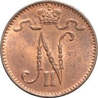1 пенни 1909 года  Для Финляндии