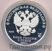 2 рубля 2017 года ММД