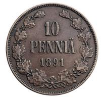 10 пенни 1891 года  Для Финляндии