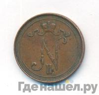 10 пенни 1908 года  Для Финляндии