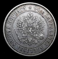 1 марка 1874 года S Для Финляндии