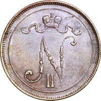 10 пенни 1905 года  Для Финляндии
