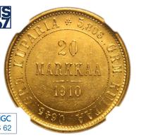 20 марок 1910 года L Для Финляндии