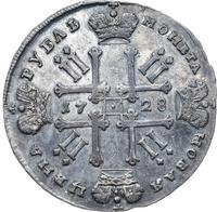 1 рубль 1728 года