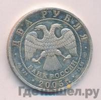 2 рубля 2005 года СПМД