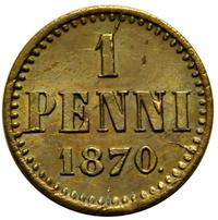 1 пенни 1870 года  Для Финляндии