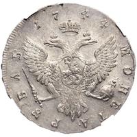 1 рубль 1744 года