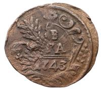 Денга 1743 года