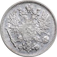 50 пенни 1908 года L Для Финляндии