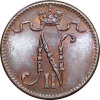 1 пенни 1912 года  Для Финляндии