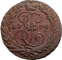 2 копейки 1766 года