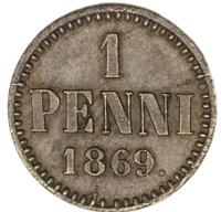 1 пенни 1869 года  Для Финляндии
