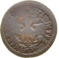 Полушка 1702 года