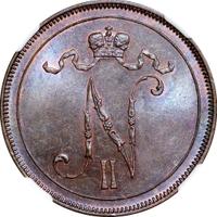 10 пенни 1896 года  Для Финляндии