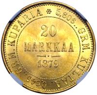 20 марок 1879 года S Для Финляндии