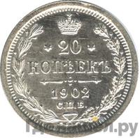 20 копеек 1902 года