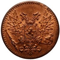 1 пенни 1917 года  Для Финляндии