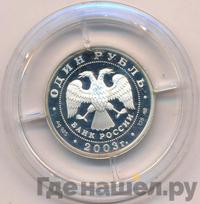 1 рубль 2003 года СПМД