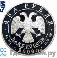 2 рубля 2009 года СПМД