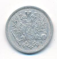 50 пенни 1891 года L Для Финляндии