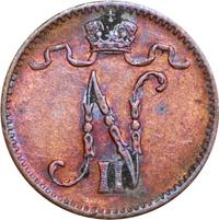 1 пенни 1912 года  Для Финляндии