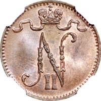 1 пенни 1900 года  Для Финляндии