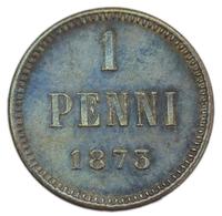 1 пенни 1873 года  Для Финляндии