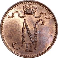 1 пенни 1905 года  Для Финляндии