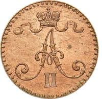 1 пенни 1864 года  Для Финляндии