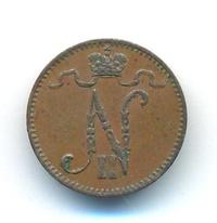 1 пенни 1906 года  Для Финляндии