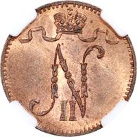 1 пенни 1906 года  Для Финляндии