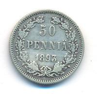 50 пенни 1893 года L Для Финляндии