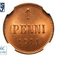 1 пенни 1911 года  Для Финляндии