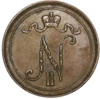 10 пенни 1911 года  Для Финляндии