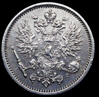 50 пенни 1891 года L Для Финляндии