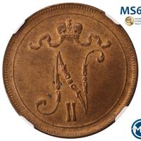 10 пенни 1916 года  Для Финляндии