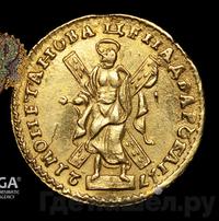 2 рубля 1721 года