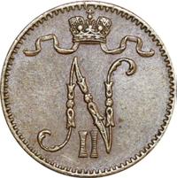 1 пенни 1895 года  Для Финляндии