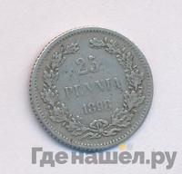 25 пенни 1898 года L Для Финляндии