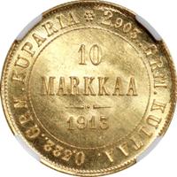 10 марок 1913 года S Для Финляндии