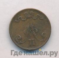 5 пенни 1873 года  Для Финляндии