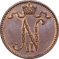 1 пенни 1913 года  Для Финляндии