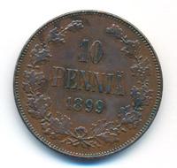 10 пенни 1899 года  Для Финляндии