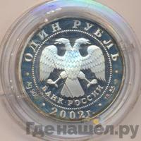 1 рубль 2002 года СПМД
