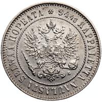 1 марка 1892 года L Для Финляндии