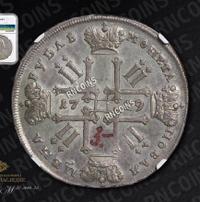 1 рубль 1729 года