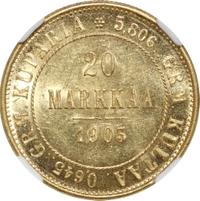 20 марок 1903 года L Для Финляндии