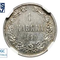 1 марка 1890 года L Для Финляндии