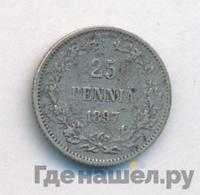25 пенни 1897 года L Для Финляндии